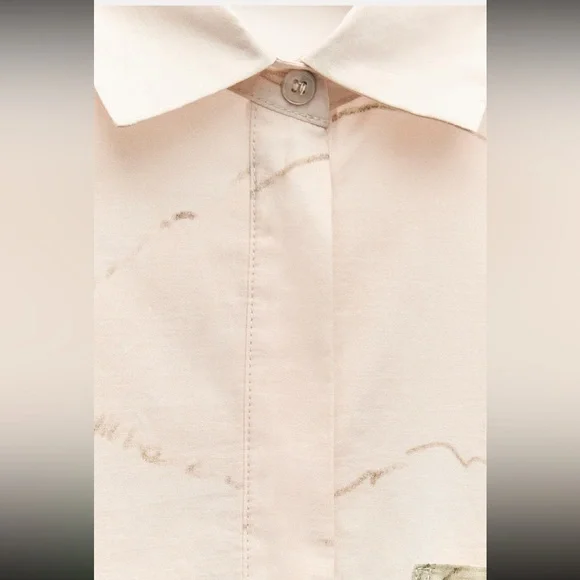 ZARA PRINTED SHORT DRESS - Picture 7 of 10